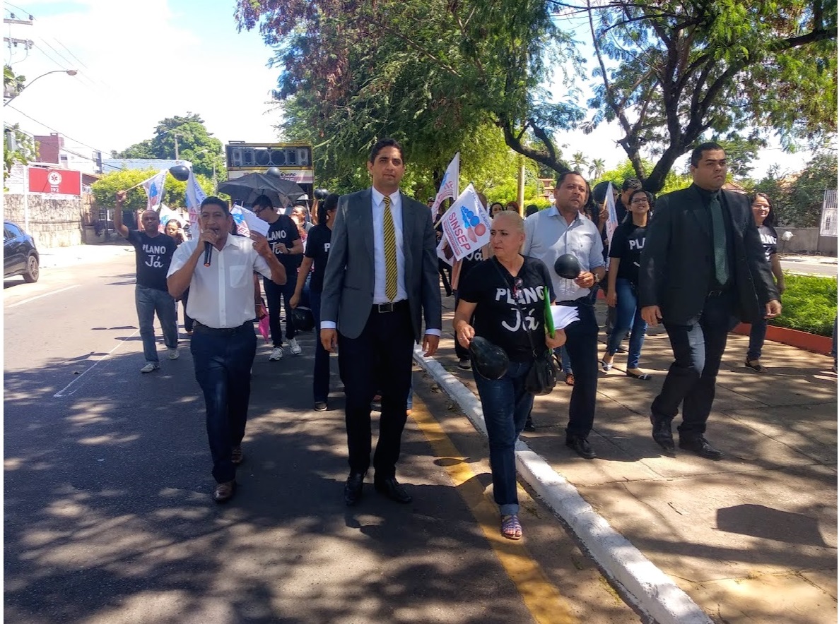 Caminhada pelo direitos dos trabalhadores em 4 de julho de 2019